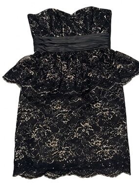 betsey johnson sequin strapless dress Betsey Johnson Womens Sequined Strapless Cocktail and Party Dress - Red